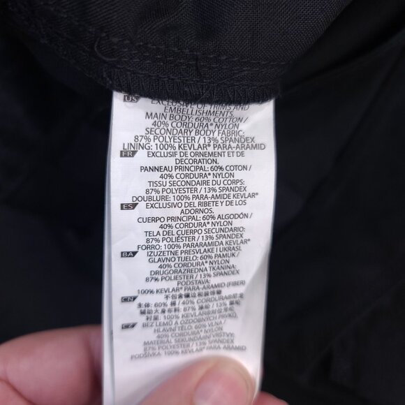 5.11 Tactical Womens Xprt Operator Pants Size 12 Black Knee Pad Cargo Stretch - Picture 9 of 9